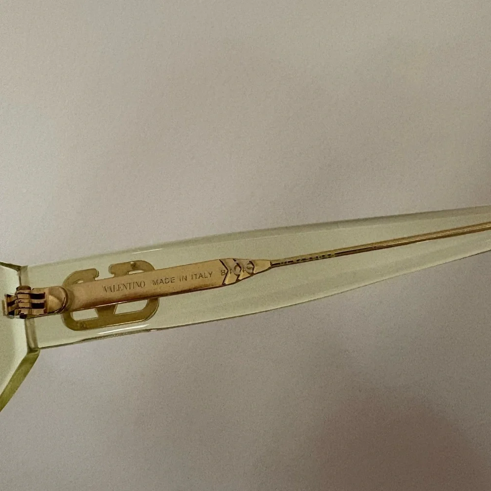Valentino Stylish Green-Tinted Sunglasses